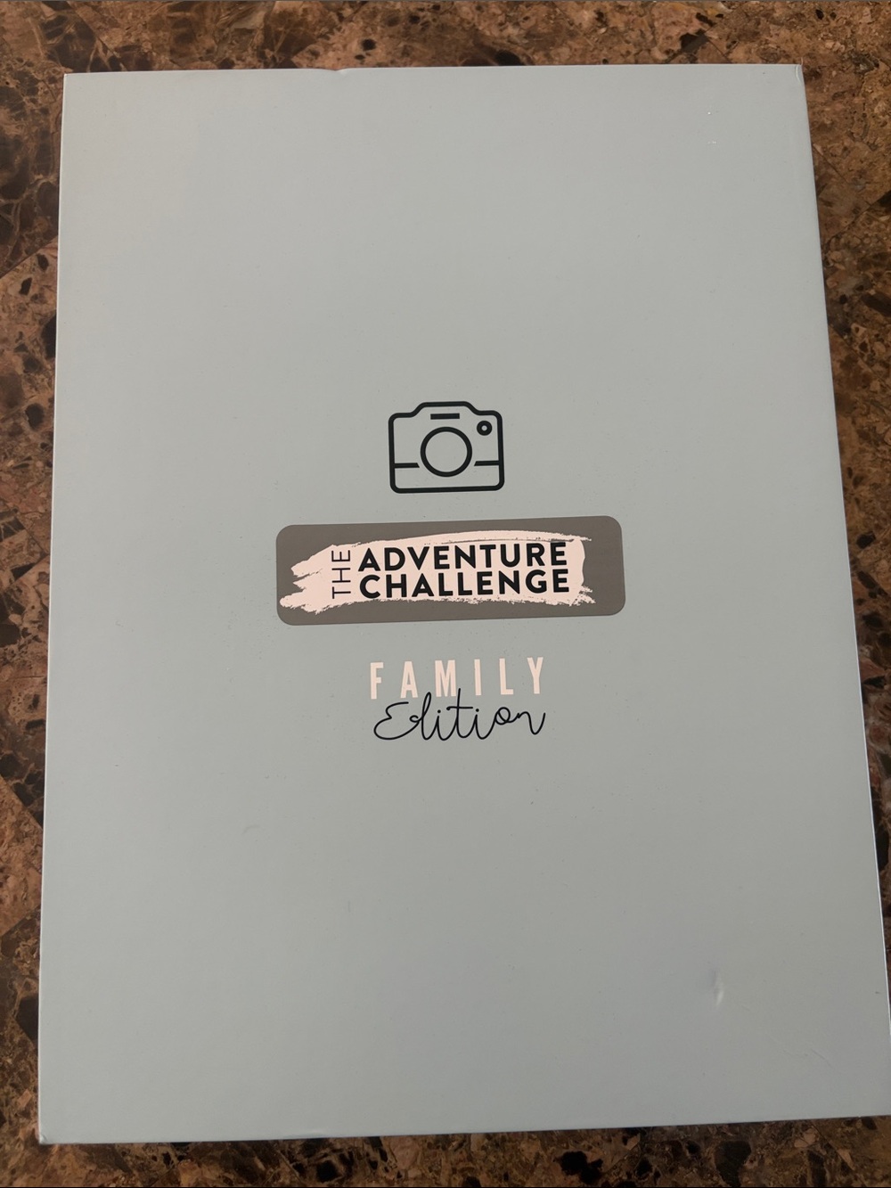 The Adventure Challenge Family Edition - Light Blue Hardcover NWT